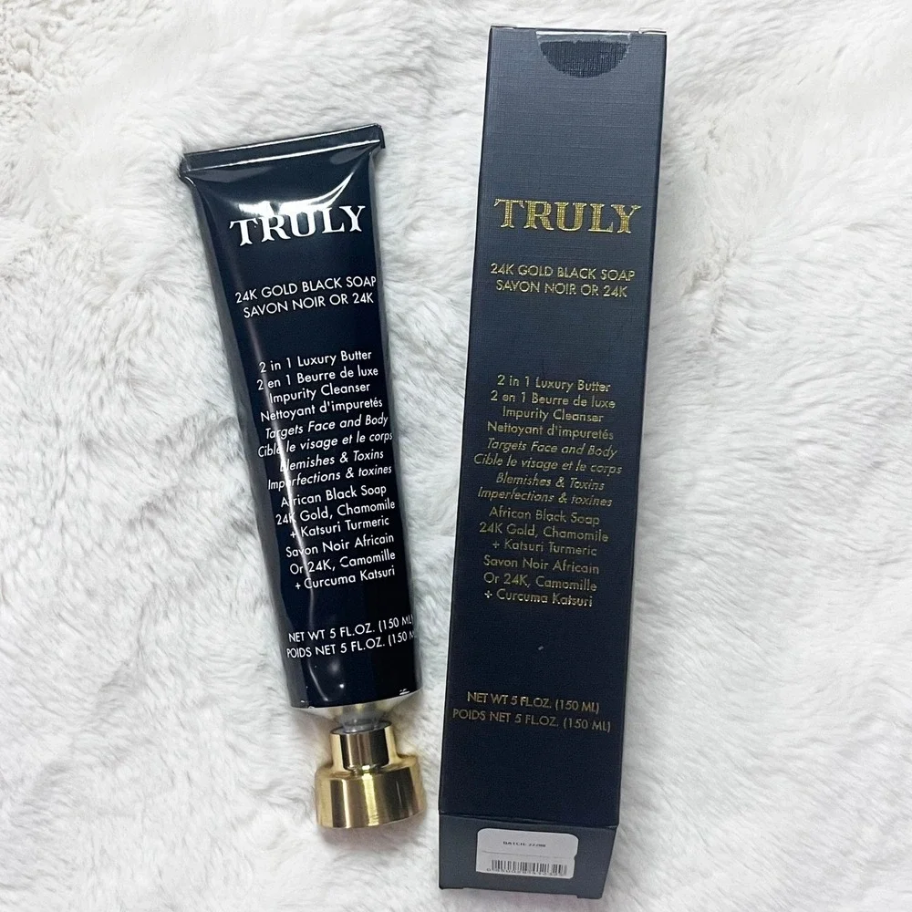 Truly‎ 24K Gold Black Soap